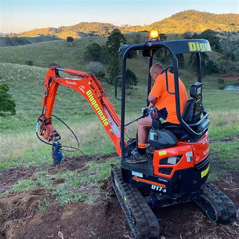 mini excavators townsville